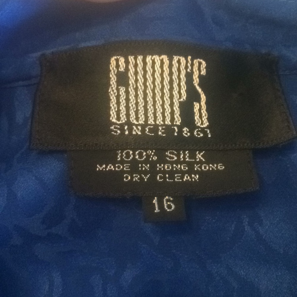 Gump’s of San Francisco vintage silk maxi dress 16 - Picture 8 of 8